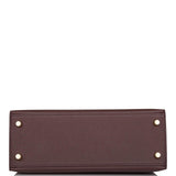 Hermes Kelly Sellier 25 Rouge Sellier Epsom Gold Hardware
