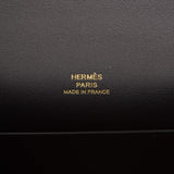 Hermes Kelly Pochette Black Swift Gold Hardware