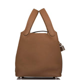 Hermes Picotin Lock 18 Alezan and Biscuit Clemence Palladium Hardware