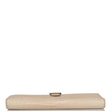 Hermes Beton Matte Alligator Bearn Wallet Palladium Hardware