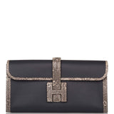 Hermes Jige Elan 29 Bleu Indigo Swift and Ombre Lizard