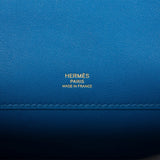Hermes Deep Blue Swift Kelly Cut Gold Hardware