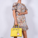 Hermes Birkin 30 Lime Epsom with Palladium Hardware - 2019, D
