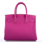 Hermes Birkin 30 Rose Pourpre Togo Palladium Hardware - 2020, Y