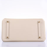 Hermes Birkin 35 Craie Epsom Gold Hardware - 2015, T