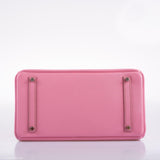 Hermes Birkin 35 HSS 5P Bubblegum Epsom with Palladium Hardware - 2012, P Square