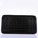 Hermes Birkin 35 SO BLACK Matte Alligator PVD Hardware - 2011, O Square