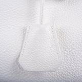 Hermes Birkin 40 HAC White Togo Palladium Hardware