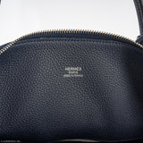 Hermes Bolide 40 Shark Indigo Blue Togo Unisex Bag Palladium Hardware