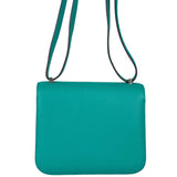 Hermes Constance 18 Blue Paon Verso Menthe Epsom Palladium Hardware - 2017, A