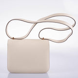 Hermes Constance 18 Nata Swift leather with Rose Gold Hardware - 2021, Z