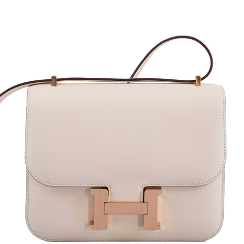 Hermes Constance 18 Nata Swift leather with Rose Gold Hardware - 2021, Z