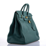 Hermes HAC Birkin 40 Malachite Togo with Gold Hardware
