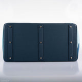 Hermes HAC Birkin 50 "Endless Road" Limited, Bleu de Prusse Togo Palladium Hardware - 2019, D