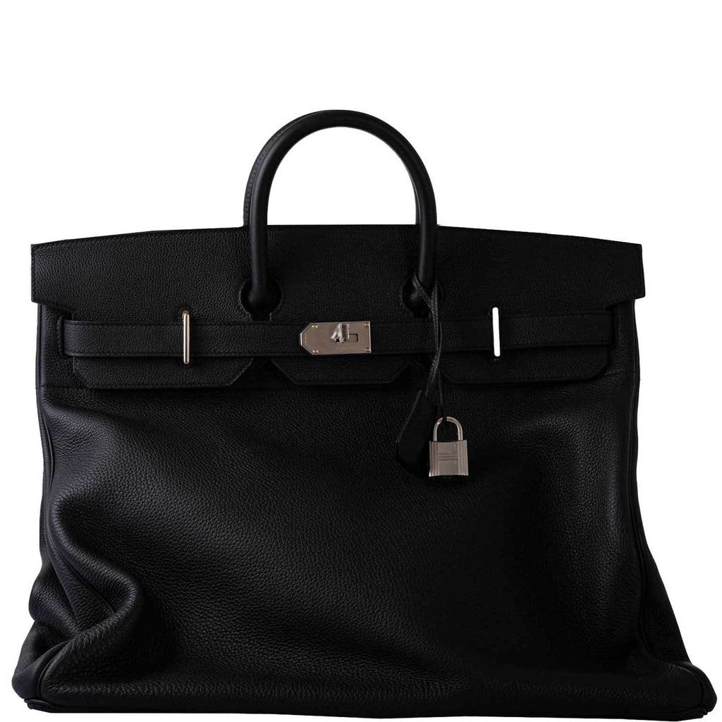 Hermes HAC Birkin 50 Voyager Black Togo leather Palladium Hardware - 2021, Z
