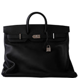 Hermes HAC Birkin 50 Voyager Black Togo leather Palladium Hardware - 2021, Z