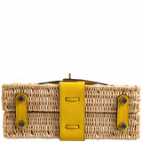 Hermes Kelly 20 Mini Picnic Jaune de Naples, Swift & Osier Wicker Palladium Hardware - 2019, D