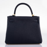 Hermes Kelly 28 Retourne Blue Nuit Togo Gold Hardware - 2020, Y