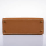 Hermes Kelly 28 Sellier Gold Epsom with Gold Hardware - 2020, Y