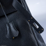 Hermes Kelly 32 Black Togo Gold Hardware - 2015, T