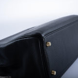 Hermes Kelly 32 Black Togo Gold Hardware - 2015, T