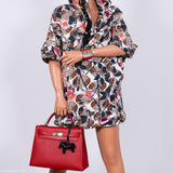 Hermes Kelly 32 Rouge Casaque Epsom leather Palladium Hardware - 2014, R