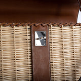 Hermes Kelly 35 Picnic, Wicker & Barenia leather Palladium Hardware - 2018, C