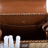 Hermes Kelly 35 Picnic, Wicker & Barenia leather Palladium Hardware - 2018, C