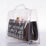 Hermes Kelly 40 Transparent Vinyl Beach Bag Souvenir De L’Exposition