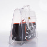 Hermes Kelly 40 Transparent Vinyl Beach Bag Souvenir De L’Exposition