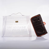 Hermes Kelly 40 Transparent Vinyl Beach Bag Souvenir De L’Exposition