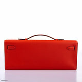 Hermes Kelly Cut Capucine Swift leather Palladium Hardware - 2018, C