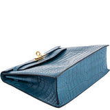 Hermes Kelly Danse Blue Colvert Matte Alligator with Gold Hardware - 2019, D