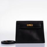 Hermes Kelly Danse II Black Swift with Gold Hardware - 2020, Y
