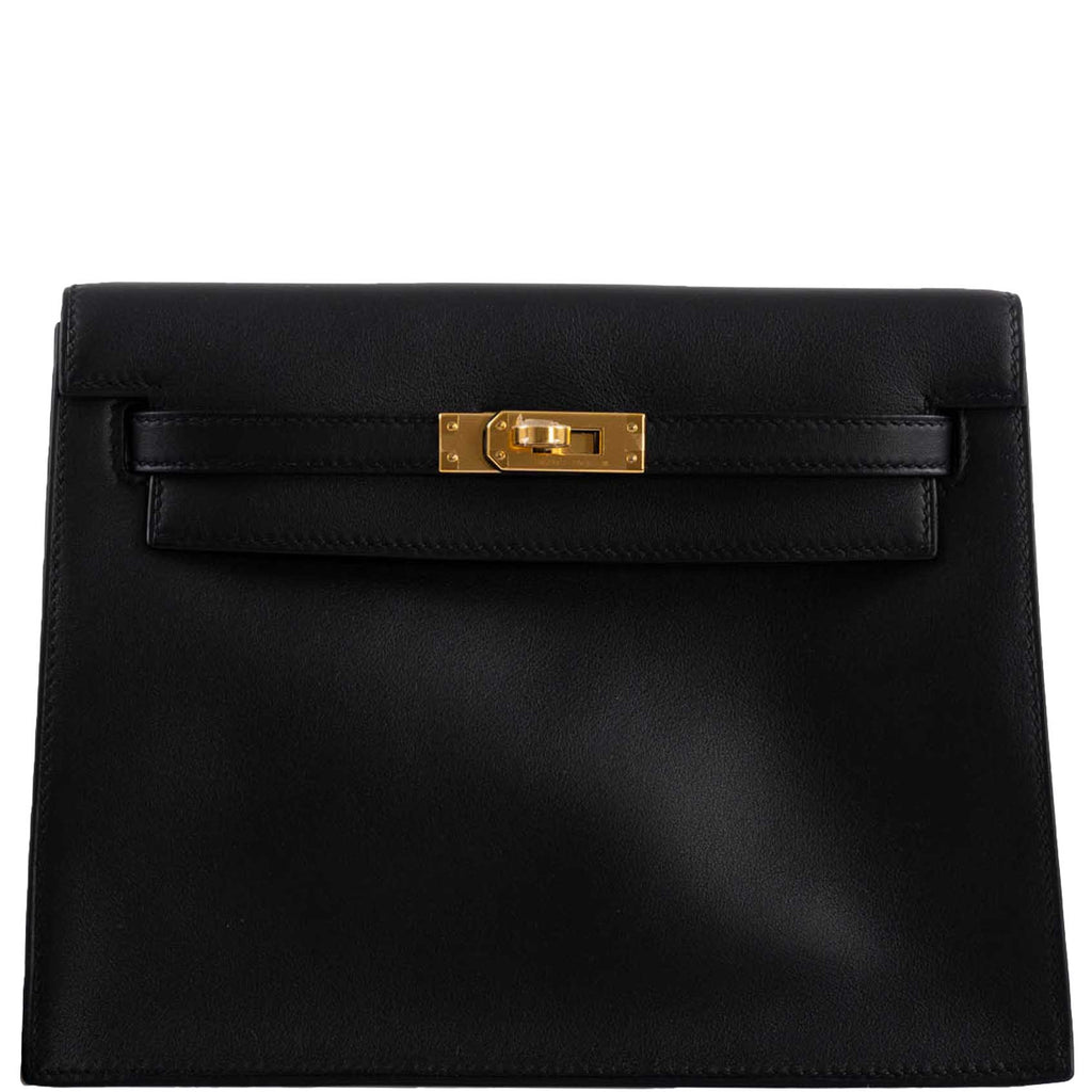 Hermes Kelly Danse II Black Swift with Gold Hardware - 2020, Y