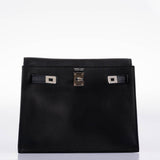 Hermes Kelly Danse II Black Swift with Palladium Hardware - 2020, Y
