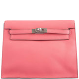 Hermes Kelly Danse II Rose D'ete Evercolor leather Palladium Hardware - 2020, Y