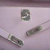 Hermes Kelly Longue Rose Dragee Evergrain with Palladium Hardware - 2007, K Square