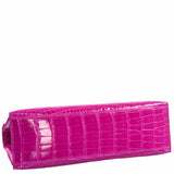 Hermes Kelly Mini Pochette Rose Scheherazade Shiny Alligator Gold Hardware - 2019, D