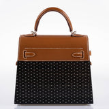 Hermes Kelly Wood 22 Bog Oak, Aluminum & Barenia with Palladium Hardware - 2021, Z
