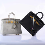 Hermes Micro Kelly Charm Black Lizard Gold Hardware - 2019, D