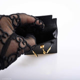 Hermes Micro Kelly Charm Black Lizard Gold Hardware - 2019, D