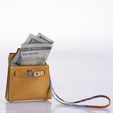 Hermes Micro Kelly Twilly Charm Foine Tadelakt Leather Palladium Hardware - 2020, Y