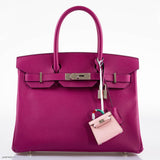 Hermes Micro Kelly Twilly Charm Rose Sakura Tadelakt Palladium Hardware - 2020, Y