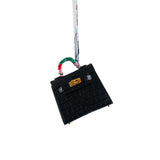 Hermes Micro Kelly Twilly Charm Vert Cyprès Matte Croc Gold Hardware - 2020, Y