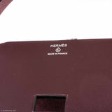 Hermes Minaudière Robot petit h Bag Blue Electric & Black Porosus Crocodile Golden Brass Hardware * Very Special