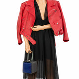 Hermes Minaudière petit h Box Bag, Gray, Saphir, Ambre Porosus Crocodile Silver Hardware