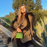 Hermes Mini Kelly 15 Vert Clair Courchevel with Gold Hardware - 1984, N