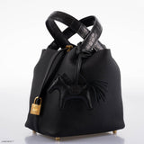 Hermes Picotin Lock Touch 18 PM Black Taurillon Clemence & Matte Alligator Gold Hardware