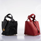 Hermes Picotin Lock Touch 18 PM Black Taurillon Clemence & Matte Alligator Gold Hardware